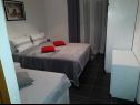 Apartments Ante - seaview A1(5), SA2(3), SA3(2+1) Brela - Riviera Makarska  - Apartment - A1(5): bedroom