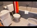 Apartments Ante - seaview A1(5), SA2(3), SA3(2+1) Brela - Riviera Makarska  - Studio apartment - SA2(3): bathroom with toilet