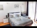 Apartments Ante - seaview A1(5), SA2(3), SA3(2+1) Brela - Riviera Makarska  - Studio apartment - SA3(2+1): bedroom
