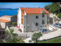Apartments and rooms Led - near sea: SA1(2), A2(2+2), A3(2+2), R4(2), R5(2), A6(2+1), A7(2+2) Brela - Riviera Makarska  - house