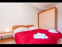 Apartments and rooms Led - near sea: SA1(2), A2(2+2), A3(2+2), R4(2), R5(2), A6(2+1), A7(2+2) Brela - Riviera Makarska  - Apartment - A2(2+2): bedroom