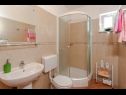 Apartments and rooms Led - near sea: SA1(2), A2(2+2), A3(2+2), R4(2), R5(2), A6(2+1), A7(2+2) Brela - Riviera Makarska  - Apartment - A2(2+2): bathroom with toilet