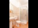 Apartments and rooms Led - near sea: SA1(2), A2(2+2), A3(2+2), R4(2), R5(2), A6(2+1), A7(2+2) Brela - Riviera Makarska  - Room - R5(2): bathroom with toilet