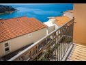 Apartments and rooms Led - near sea: SA1(2), A2(2+2), A3(2+2), R4(2), R5(2), A6(2+1), A7(2+2) Brela - Riviera Makarska  - Apartment - A7(2+2): terrace