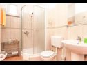 Apartments and rooms Led - near sea: SA1(2), A2(2+2), A3(2+2), R4(2), R5(2), A6(2+1), A7(2+2) Brela - Riviera Makarska  - Apartment - A7(2+2): bathroom with toilet