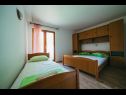 Apartments Lovre - close to the sea : A1(6), A2(4+1) prizemlje, A3(5) Brela - Riviera Makarska  - Apartment - A3(5): bedroom