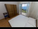 Apartments Miljko - 80 m from beach: A1(6), SA2(2), A10(4+1), A11(2+2) Brela - Riviera Makarska  - Apartment - A10(4+1): bedroom