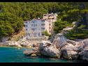 Apartments Draga - 10 m from sea: A1(4+2), A2(2+2) Brela - Riviera Makarska  - house