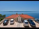 Apartments Draga - 10 m from sea: A1(4+2), A2(2+2) Brela - Riviera Makarska  - parking