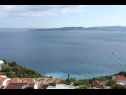 Apartments Up - amazing sea view: A1(2) Brela - Riviera Makarska  - Apartment - A1(2): terrace view