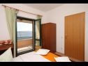 Apartments Up - amazing sea view: A1(2) Brela - Riviera Makarska  - Apartment - A1(2): bedroom