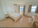 Apartments Via - 250 m from sea: SA2(2), SA3(2), SA4(2), SA1(2) Brela - Riviera Makarska  - Studio apartment - SA1(2): bedroom