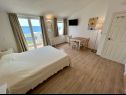 Apartments Via - 250 m from sea: SA2(2), SA3(2), SA4(2), SA1(2) Brela - Riviera Makarska  - Studio apartment - SA3(2): bedroom