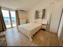 Apartments Via - 250 m from sea: SA2(2), SA3(2), SA4(2), SA1(2) Brela - Riviera Makarska  - Studio apartment - SA4(2): bedroom