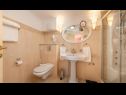 Apartments Beachfront luxury condos : SA1(2+1), SA2(2), A3(2+2), A4(2+2), SA5(2+2), SA6(2+1), A7(2+2), A8(2+2), A9(2+1), R10(2), A11(2+2), A12(2+2) Brela - Riviera Makarska  - Room - R10(2): bathroom with toilet