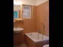 Apartments Secret garden - seaview: A1(4), A2(2) Brela - Riviera Makarska  - Apartment - A2(2): bathroom with toilet