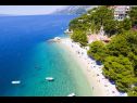 Apartments Mare - 150 m from beach SA1(2), A2(4+1), A3(4+2) Brela - Riviera Makarska  - beach