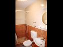 Apartments Sea View - cosy & comfortable: A2 Zaborke(4), A4 Somina(2+2) Brist - Riviera Makarska  - Apartment - A4 Somina(2+2): bathroom with toilet