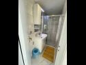 Apartments Sea View - cosy & comfortable: A2 Zaborke(4), A4 Somina(2+2) Brist - Riviera Makarska  - Apartment - A2 Zaborke(4): bathroom