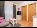 Apartments Ivi - 100 m from pebble beach: A1(2+2), A2(2+2), A3(2+2), A4(4+4), A5(2+2) Drasnice - Riviera Makarska  - Apartment - A1(2+2): living room