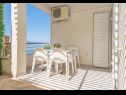 Apartments Ivi - 100 m from pebble beach: A1(2+2), A2(2+2), A3(2+2), A4(4+4), A5(2+2) Drasnice - Riviera Makarska  - Apartment - A3(2+2): terrace