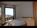 Apartments Jozo - 150 m from pebble beach: A1(2), A2(2), A3(2), A4(4), A5(4) Gradac - Riviera Makarska  - Apartment - A3(2): bedroom