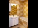 Apartments Biljana - 150m from beach: A1(2+1), A2(2+2), A3(5), A4(2+2) Gradac - Riviera Makarska  - Apartment - A4(2+2): bathroom with toilet