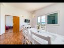 Apartments Gloria - 5 min to the beach : SA1(3+1), SA2(3), SA3(3), SA4(4), SA5(3), SA6(3), SA7(2), A8(6+4) Gradac - Riviera Makarska  - Apartment - A8(6+4): dining room