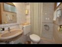 Apartments Durda1 - 50 m from beach: A1(2+2), B2(2+2), C3(2+1) Igrane - Riviera Makarska  - Apartment - B2(2+2): bathroom with toilet