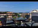 Apartments Josip - panoramic sea view & parking: A1(4+2) Makarska - Riviera Makarska  - terrace