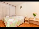 Apartments Pet - 300 m from beach: A1(5) Makarska - Riviera Makarska  - Apartment - A1(5): bedroom