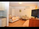 Apartments Ivi - big parking and courtyard SA2(3), SA3(2+1), SA4(2+1), SA5(2+1), SA6(2+1) Makarska - Riviera Makarska  - Studio apartment - SA3(2+1): bedroom