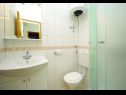 Apartments and rooms Ljuba - 130 meter from sea SA1(2), SA2(2+1), SA6(2+1), A4(2+1), R3(2+1), R7(2+1) Makarska - Riviera Makarska  - Studio apartment - SA6(2+1): bathroom with toilet