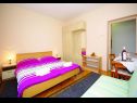 Apartments and rooms Ljuba - 130 meter from sea SA1(2), SA2(2), SA6(2), A4(2+1), R3(2+1), R7(2+1) Makarska - Riviera Makarska  - Studio apartment - SA6(2): bedroom