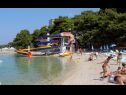Apartments Fila - large & close to the beach: A1(5) Makarska - Riviera Makarska  - beach