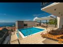 Apartments Stan - with pool : A1(4) Makarska - Riviera Makarska  - swimming pool