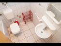 Apartments Ruza A1(4), A2(4), A3(4), A4(3+2), SA5(2), SA6(2+1), SA7(2), A8(2+2) Makarska - Riviera Makarska  - Apartment - A1(4): bathroom with toilet