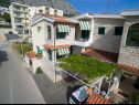 Apartments Palmina - comfort apartment: A1 veliki (6),  A2 žuti (4+1), A3 lila (2), SA4 bijeli (2) Makarska - Riviera Makarska  - house