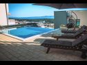 Apartments Bella vista - private pool: A1(4) Makarska - Riviera Makarska  - house