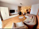 Apartments Bella vista - private pool: A1(4) Makarska - Riviera Makarska  - Apartment - A1(4): living room