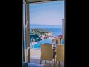 Apartments Bella vista - private pool: A1(4) Makarska - Riviera Makarska  - Apartment - A1(4): sea view