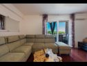 Apartments Duki - sea view: A1(4+1), A2(3+2) Makarska - Riviera Makarska  - Apartment - A2(3+2): living room
