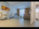 Apartments Luxury - heated pool, sauna and gym: A1(2), A2(2), A3(4), A4(2), A5(4), A6(2) Makarska - Riviera Makarska  - Apartment - A1(2): dining room