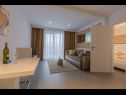 Apartments Luxury - heated pool, sauna and gym: A1(2), A2(2), A3(4), A4(2), A5(4), A6(2) Makarska - Riviera Makarska  - Apartment - A1(2): living room