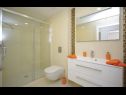 Apartments Luxury - heated pool, sauna and gym: A1(2), A2(2), A3(4), A4(2), A5(4), A6(2) Makarska - Riviera Makarska  - Apartment - A3(4): bathroom with toilet