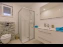 Apartments Luxury - heated pool, sauna and gym: A1(2), A2(2), A3(4), A4(2), A5(4), A6(2) Makarska - Riviera Makarska  - Apartment - A4(2): bathroom with toilet