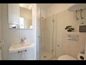 Apartments Maja - 100 from the beach: A1- Galebovo krilo (2+2), A2-Uzorita (2+2), SA1(2) Podgora - Riviera Makarska  - Apartment - A2-Uzorita (2+2): bathroom with toilet