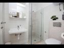 Apartments Maja - 100 from the beach: A1- Galebovo krilo (2+2), A2-Uzorita (2+2), SA1(2) Podgora - Riviera Makarska  - Apartment - A2-Uzorita (2+2): bathroom with toilet