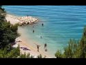 Apartments Marin - 20m to the beach: A1(5) Podgora - Riviera Makarska  - beach