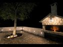 Holiday home Stipe - with pool : H(6+1) Rascane - Riviera Makarska  - Croatia - fireplace